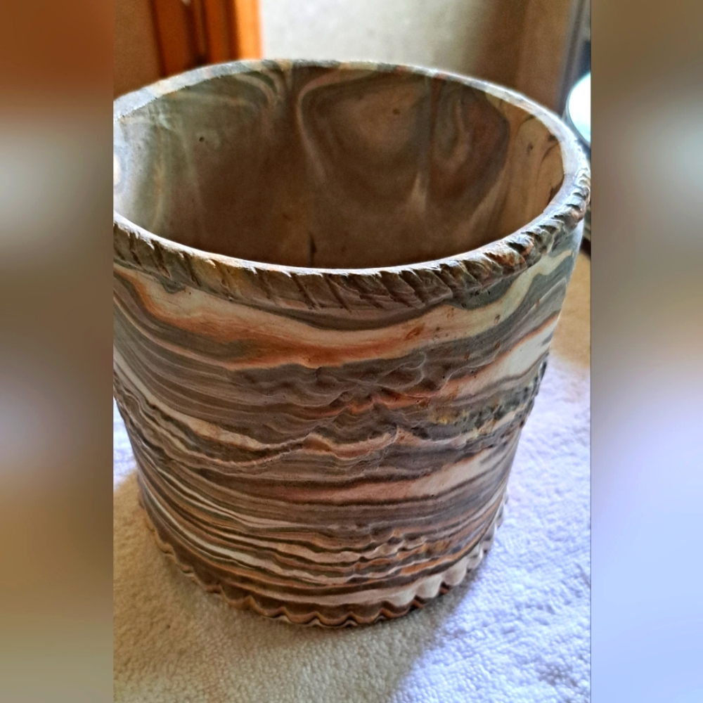 Beautiful Vintage Camanche Pottery Planter 5.5 Inches Aprox Southwestern Vase